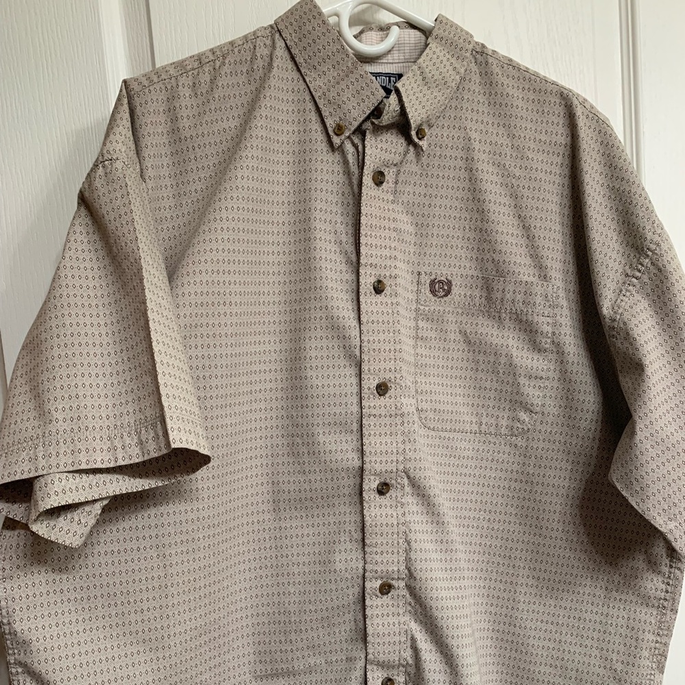 NWOT Panhandle Slim mens short sleeve button shirt